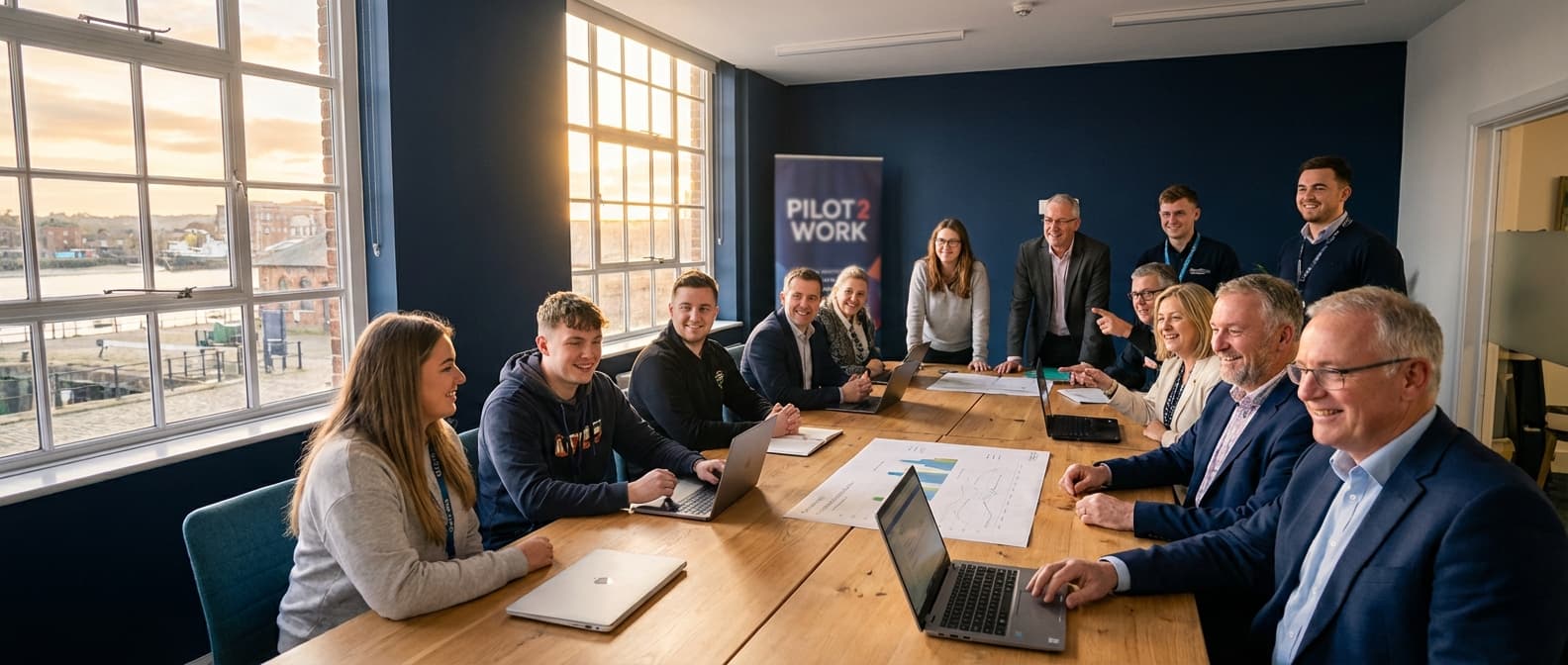 Education and employment partners collaborating