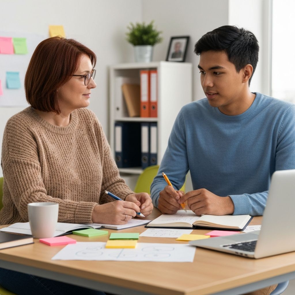 Neurodiversity coaching session with a young person