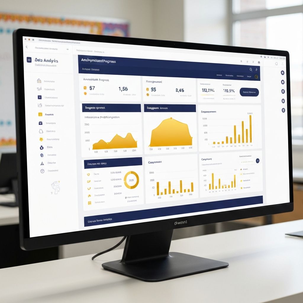 Partner dashboard showing student analytics and progress tracking